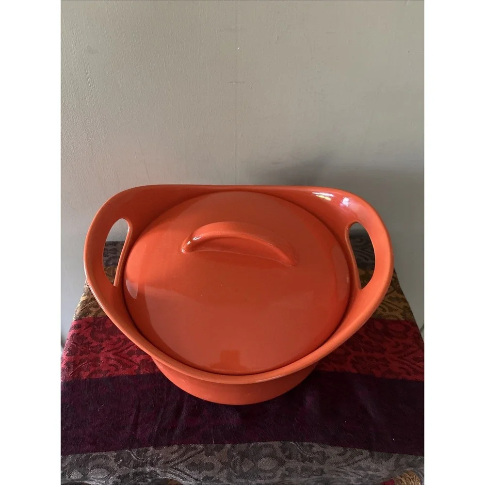 Rachel Ray Orange Stoneware 2.75 qt‎ Covered Casserole